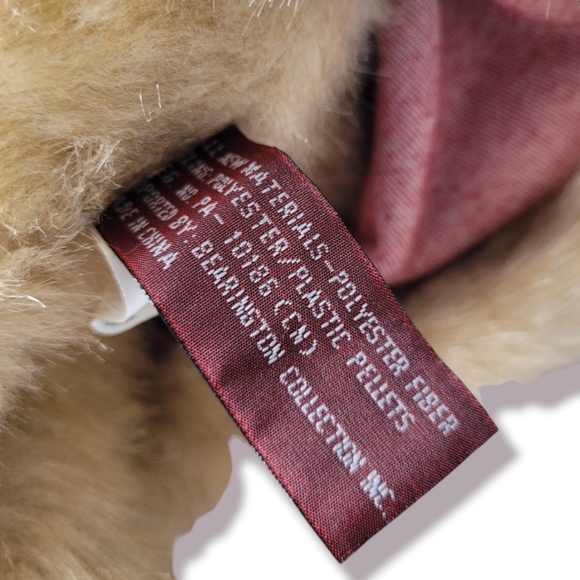 BEARINGTON COLLECTION Virginia Retired Christmas Bear - Picture 3 of 6